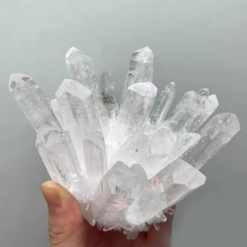 Natural White Crystal Stone, Bohemian style, exquisite home office ornaments