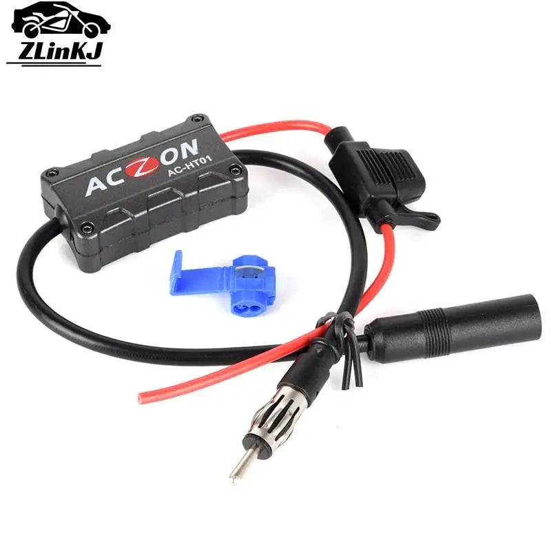 

Universal Automobile Car FM/AM Radio Stereo Antenna Signal Amplifier Booster Accessories