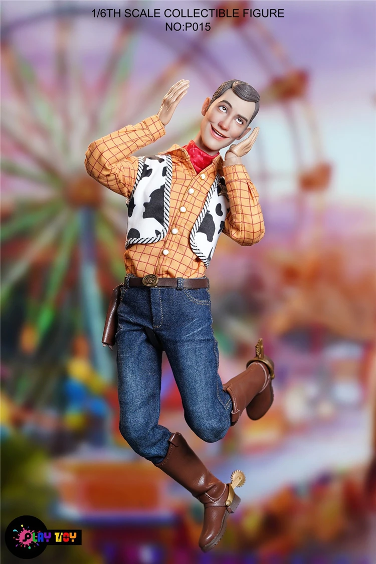 In Stock PLAY TOY P015 1/6 Scale Happy Cowboy Toy Story