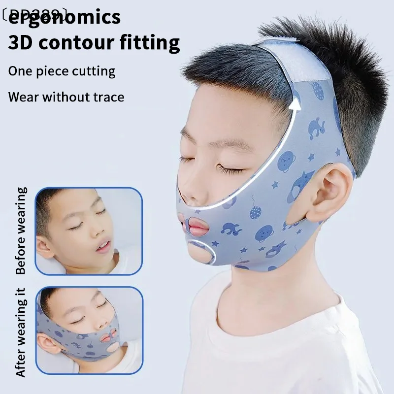 Mundatmungskorrektur-Kinnband, Anti-Schnarch-Gürtel, Mundabdichtung, Geschenk für Frauen und Männer, für bessere Atemgesundheit_voghion.com