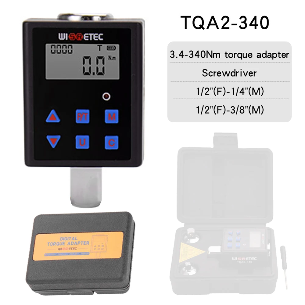 DigitalTorqueMeter03340NmAdjustableTorqueMeterAdapter