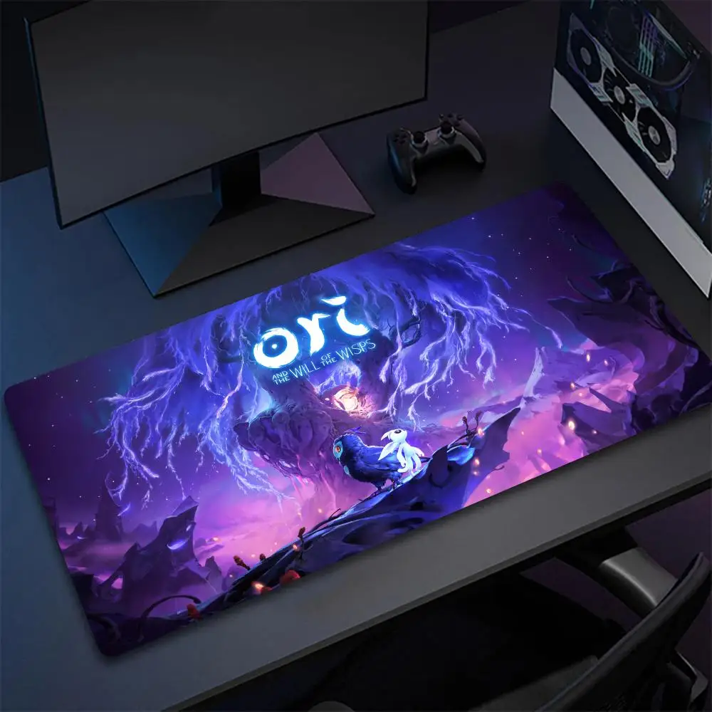 Metroidvania-Like Game Ori And The Will Of The Wisps Series Mouse Pad Mouse Pad Gamer Non-Slip Rubber Edge Locking Mousepads Game Play Mats For Kawaii