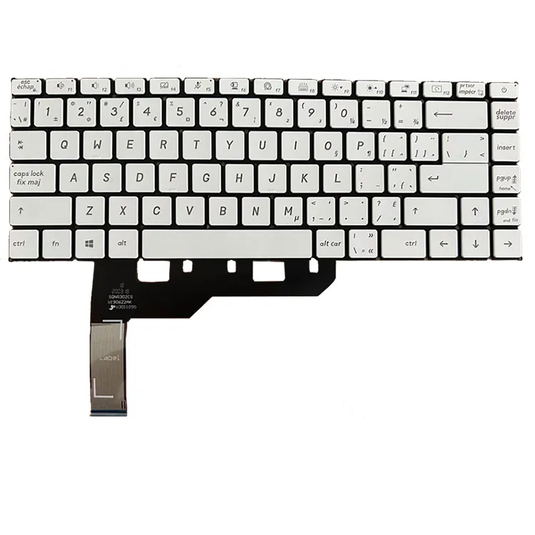 ms-1551, Inglês, cinza, com retroiluminado, branco, novo