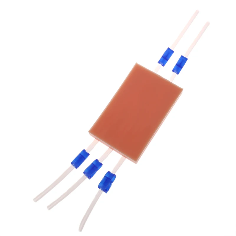 Venipuncture Injection Practice Pad Simulation Human Skin Tear Resistant Portable For Students Nurses Suture Training Model