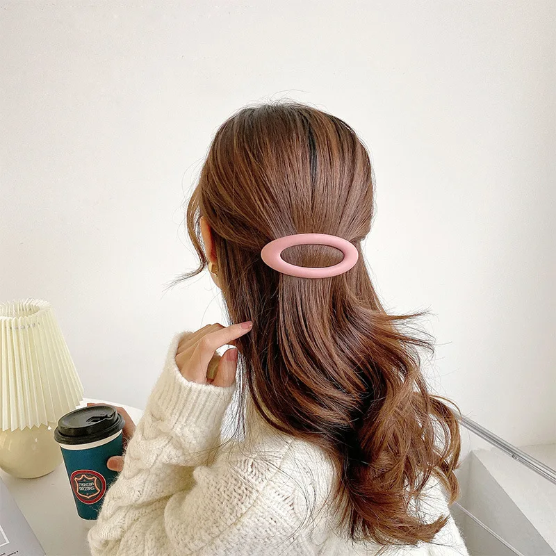 

Matte Snap Hair Clips Women Hairpin Korean Hairclips Hair Barrette Ponytail Holder Girls Hair Accessories Hairgrips