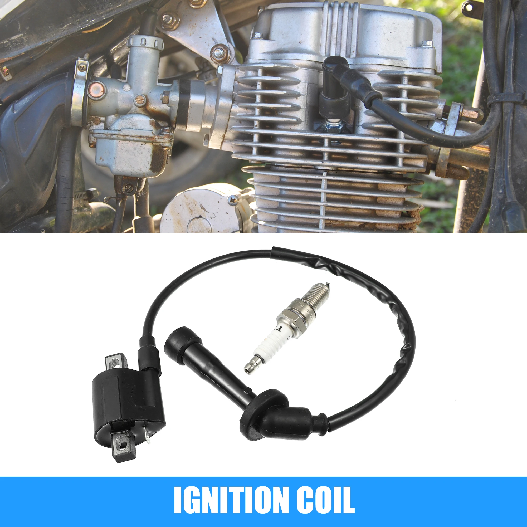 MotorcycleRacingIgnitionCoilSparkPlugKitforKawasakiKFX400for