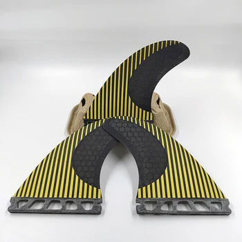 UPSURF Propulsore G5/G7 Pinne da surf Doppia linguetta 1/Doppia linguetta 2/Pinne a linguetta singola Pinne da surf in fibra a nido d'ape Pinna stabilizzatrice per tavola da surf