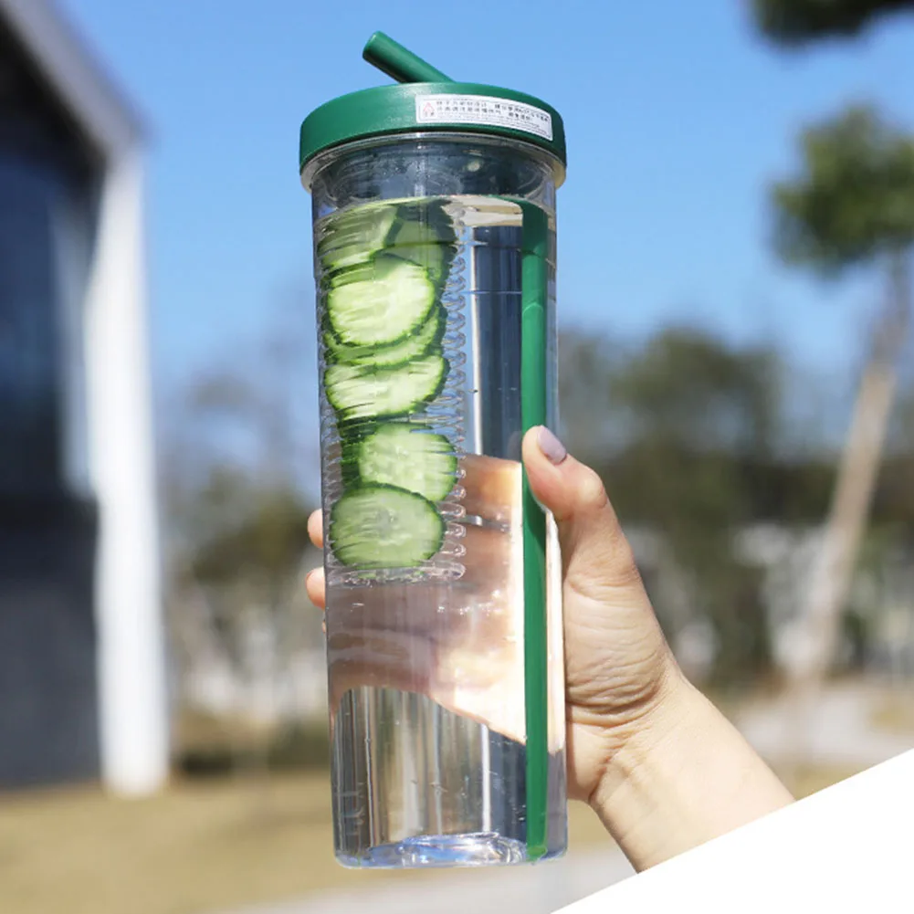 Water Bottle Fruit Infuser Straw  Water Bottle Fruit Infuser 700ml - 700ml  Water - Aliexpress