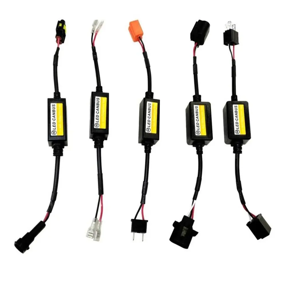 Decodificadores LED 50W Para Faros | Elimina Errores Y Parpadeos En Bombillas H11, H8, H9 | Kit De 2 Piezas