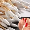 100pcs Double Swabs with Pointed Tip Cotton Swabs for Makeupm Nail Art Bamboo Sticks Pointed Multi-Purpose Makeup Tools CXN-02 1