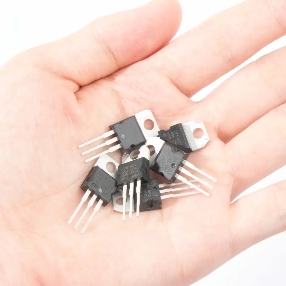 50pcs Voltage Regulator Kit 10 values T0-220 Stabilivolt LM317T L7805 L7806 L7808 L7809 L7810 L7812 L7815 L7818 L7824 image 5