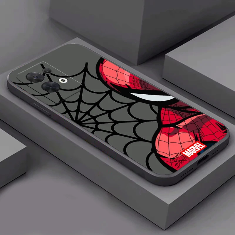 Custodia Per Telefono Spiderman Ant Man Marvel Per Oppo A97 A94 A93 A92 A91 A74 A55 A54 5G A16 A16S Funda Liquid Silicone Back Carcasa