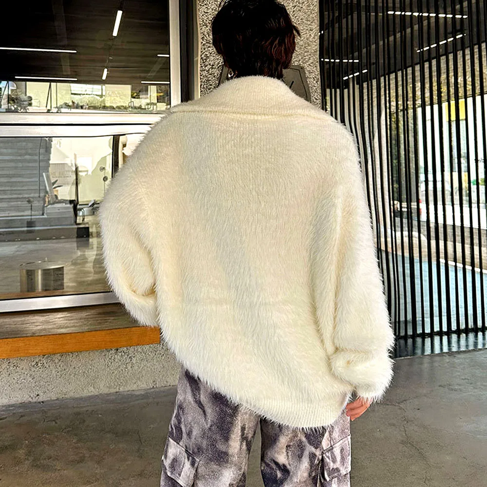 Рисунок 6 - Мужской вязаный свитер на молнии Y2K