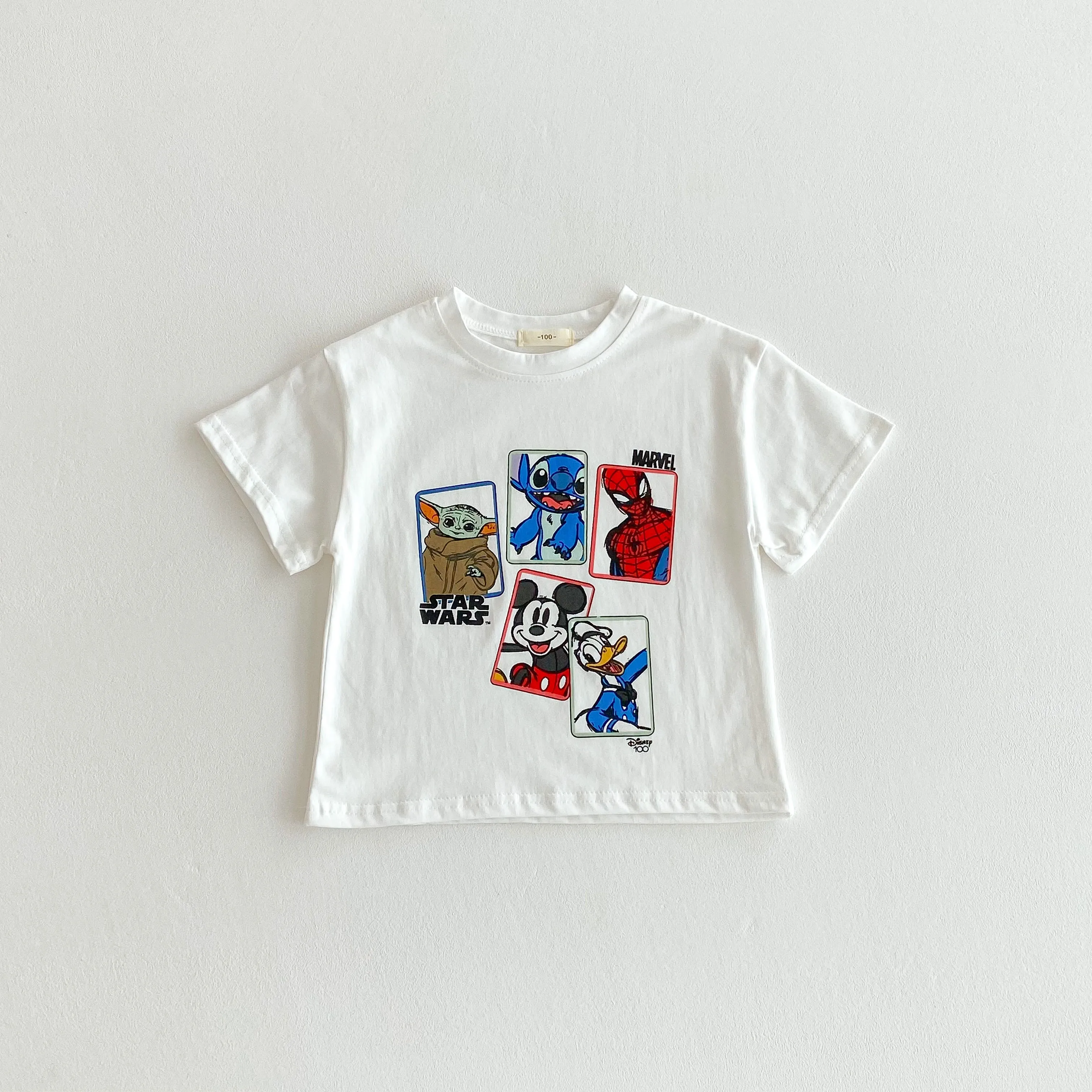 Cartoon Fashion Baby Boys T-shirt Summer Clothing Loose Casual Short Sleeve Tees Tops Kids Costume Children T Shirts Crewneck 5