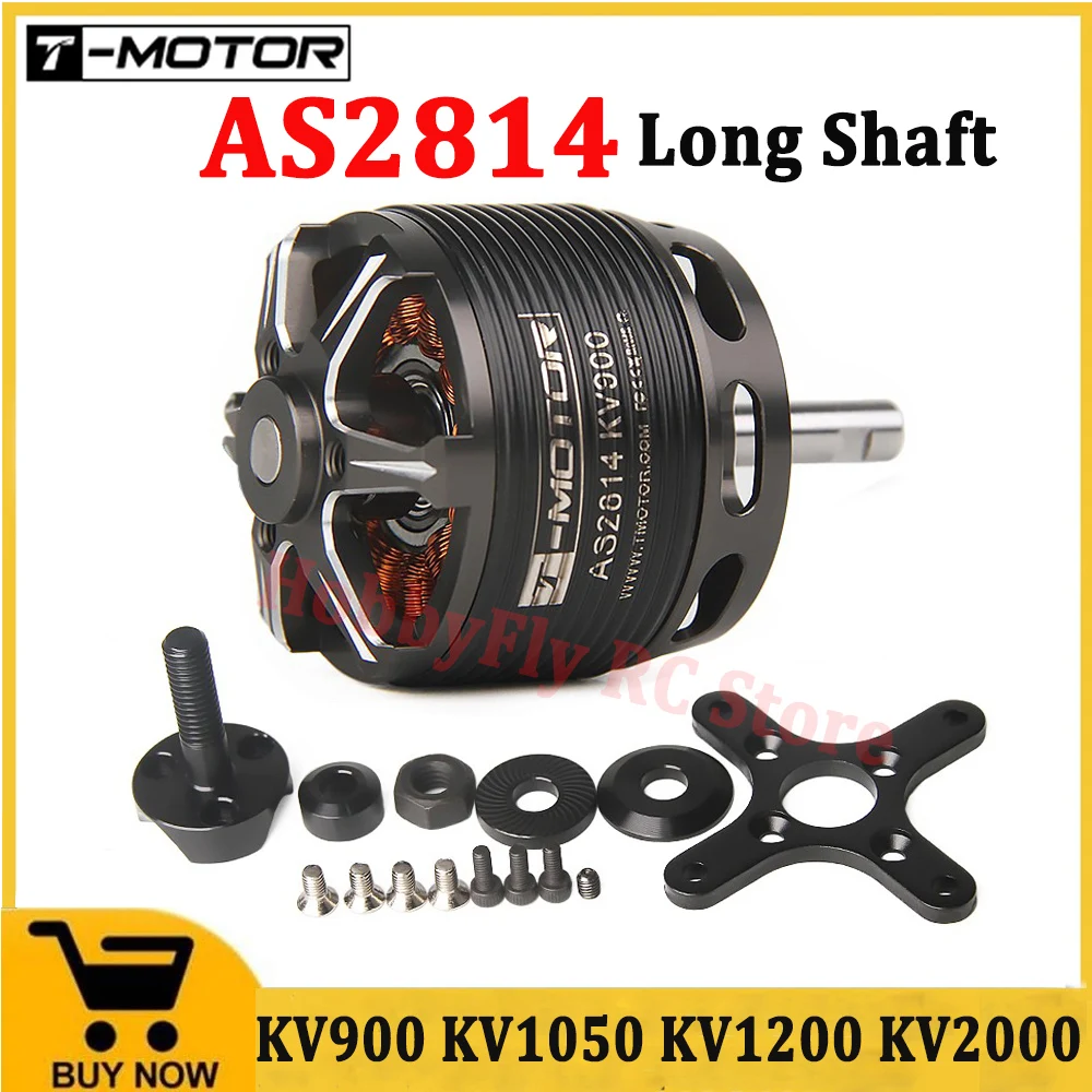T 모터 AS2814 AS 2814 롱 샤프트 브러시리스 모터, KV900 KV1050 KV1200 KV2000 3 4S 20