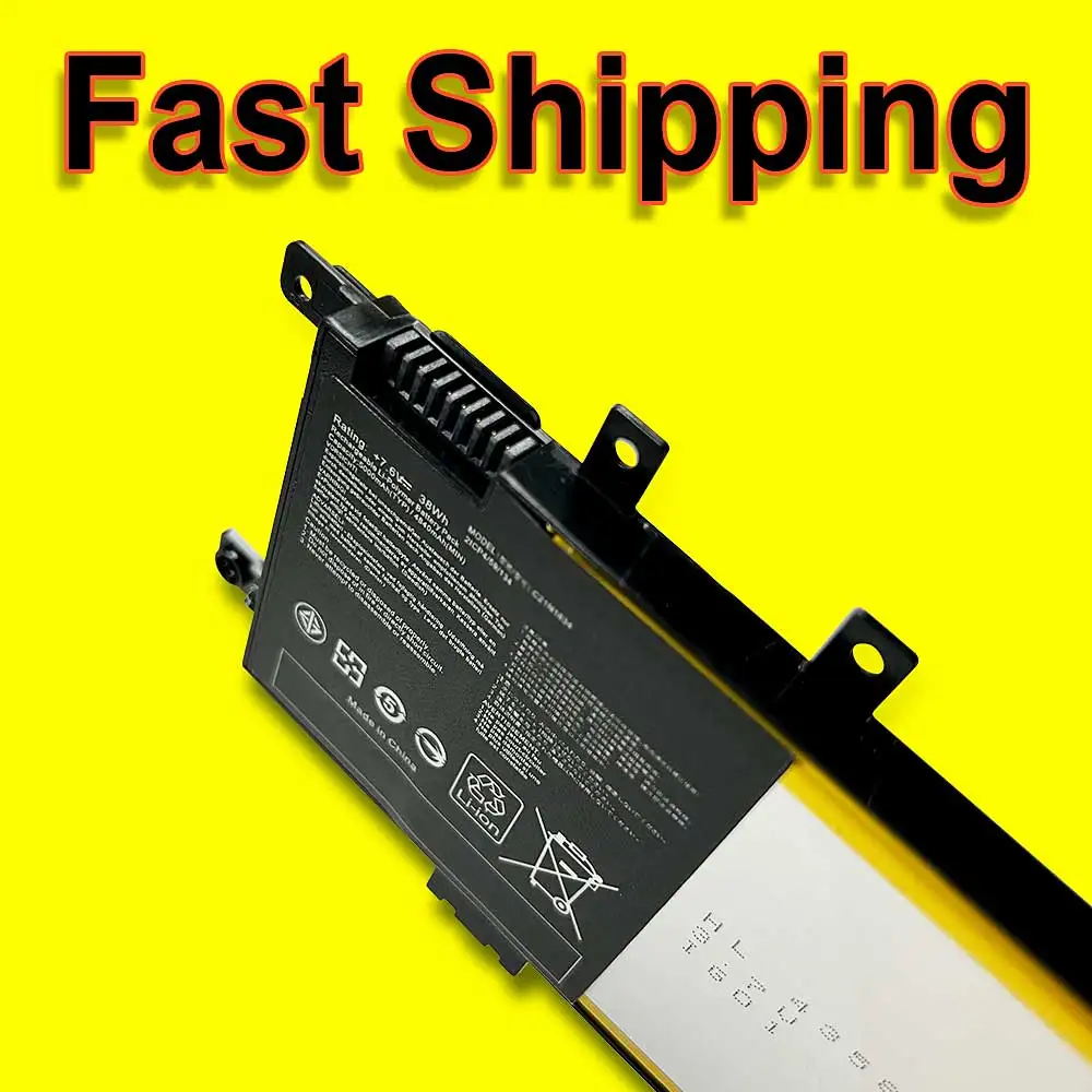 Nova C21n1634 Bateria do Portátil para Asus Vivobook R542ur R542ur-gq378t Fl5900l Fl8000l X542u A580u X580u X580b V587u - Imagem 2