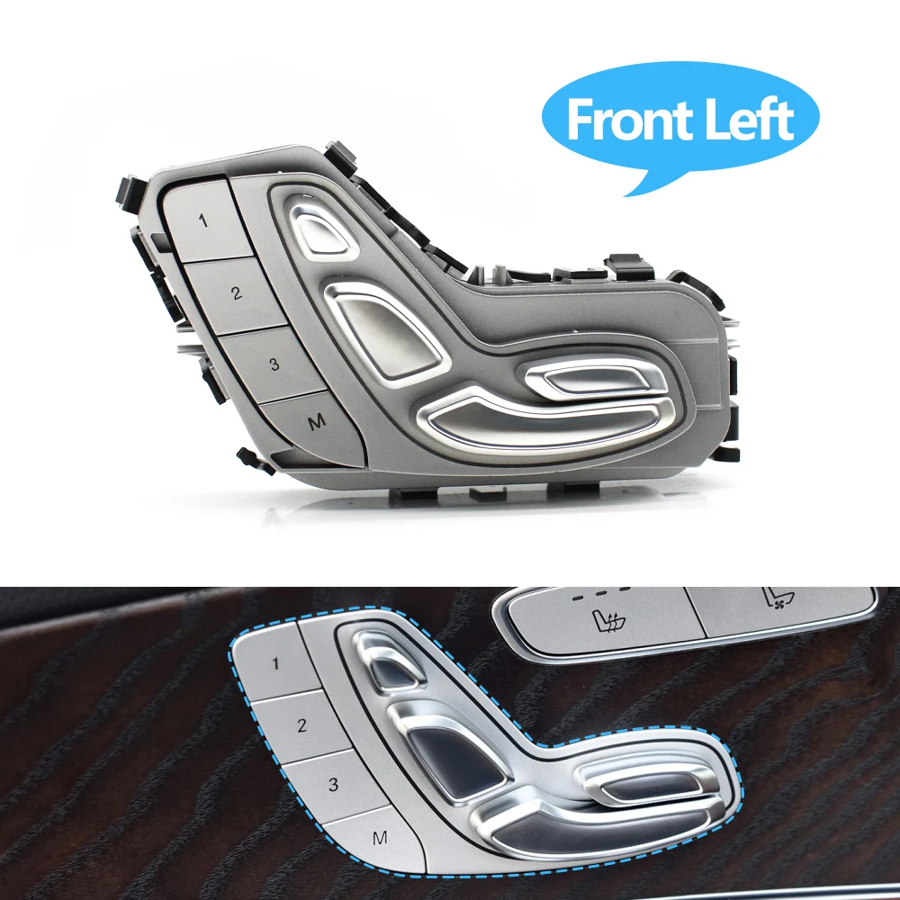 زر تعديل مسند رأس مقعد سيارة بنز