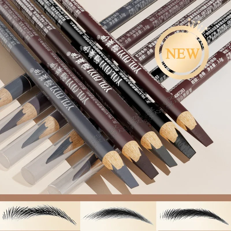 Eyebrow Pencil Waterproof Eyebrow Enhancers Long Lasting Brow Cosmetics Professional Makeup Brow Microblading Eyebrow Pencils
