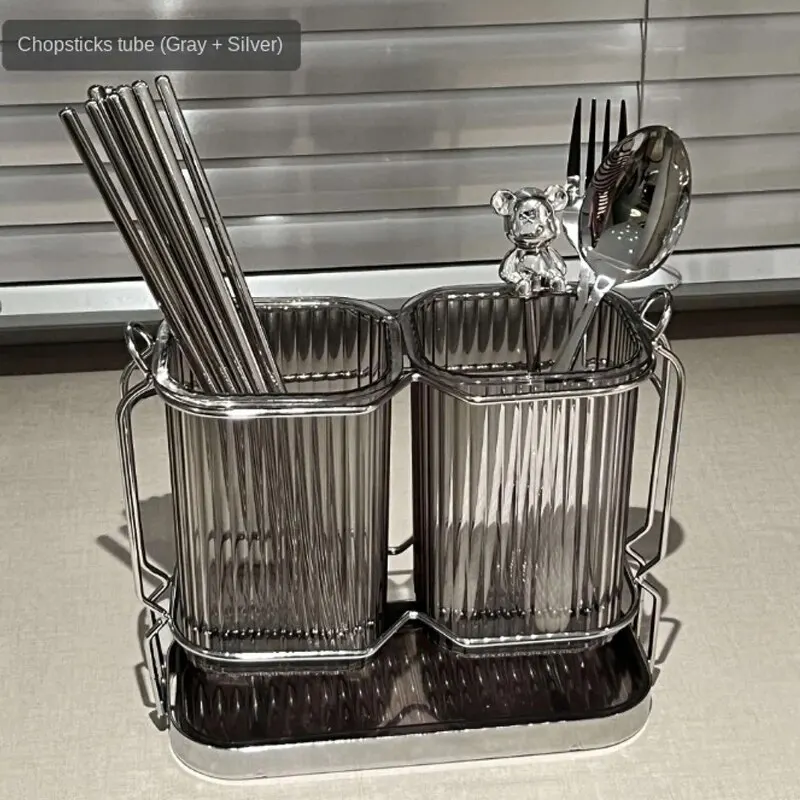 Kitchen Storage Rack Chopsticks Container Kitchen Spoon Storage Container Household Storage Rack Chopsticks Basket