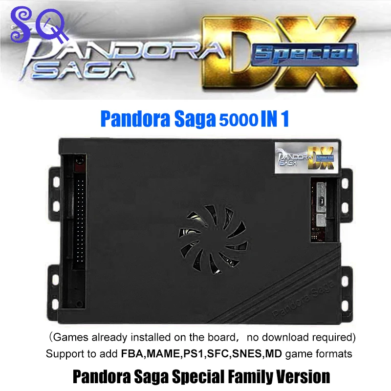 

Pandora Saga Box DX Specia 5000 in 1 PCB Jamma Mainboard Retro Arcade Game Console Joystick Bartop Cabinet Machine HDMI VGA