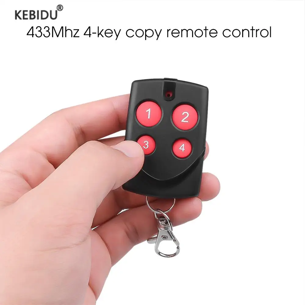 Kebidu 433Mhz Rf Telecomando Wireless 4 Chiavi Apriporta Per Cancello Del Garage Duplicatore Di Telecomando Clone Clonazione Codice Chiave Per Auto