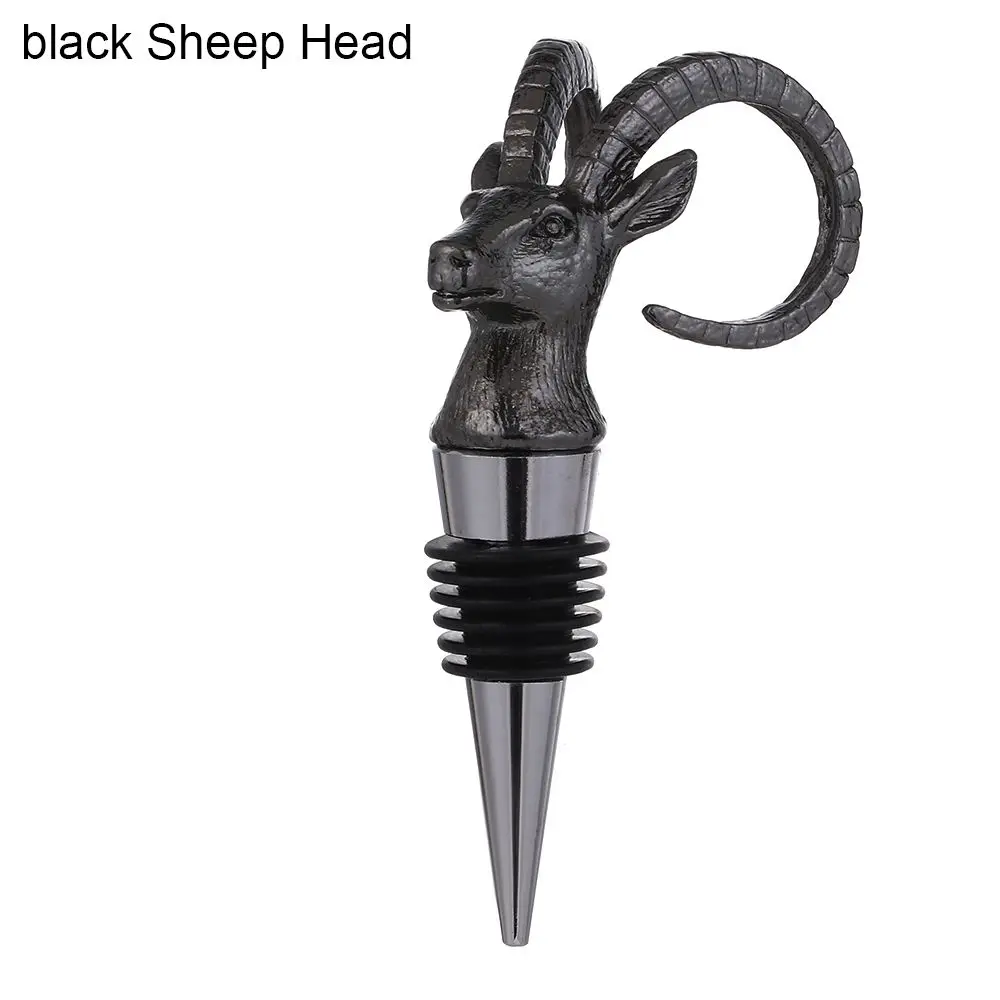 Elegant Deer Head Wine Stopper - Leak Proof Bottle Sealer and Wine Accessory