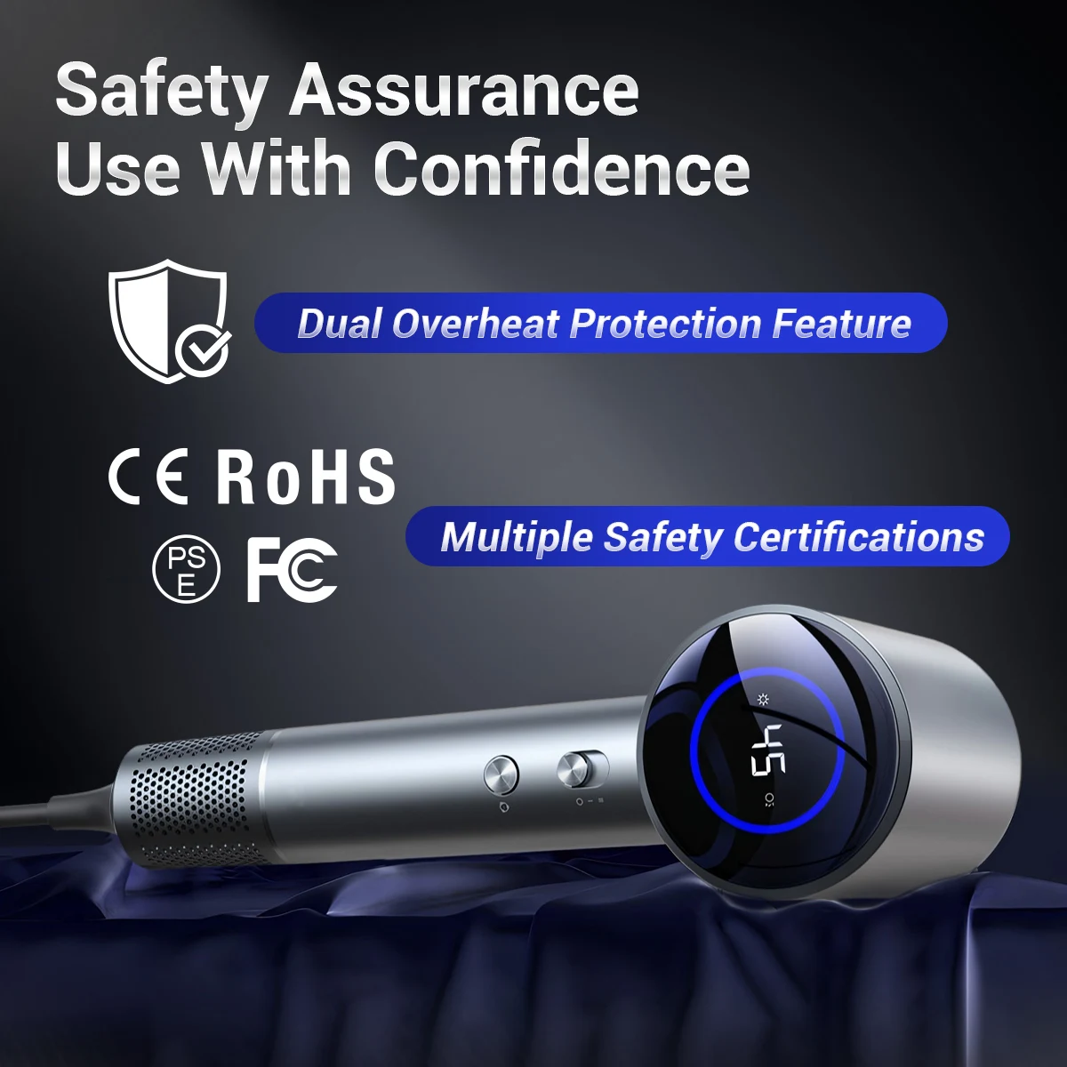 Professional ionic 110000RPM High-speed Hair Dryer for Home