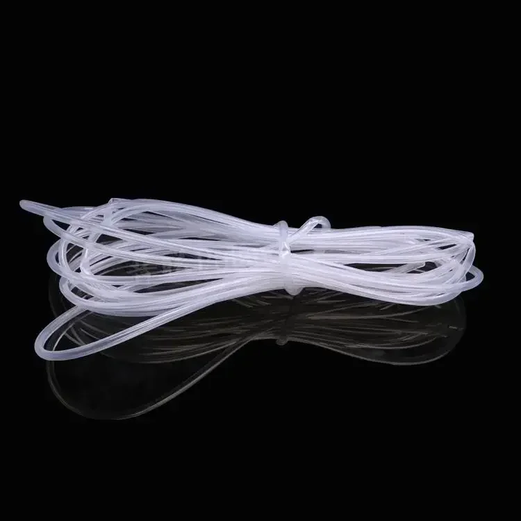 Food Grade Clear Transparent Silicone Rubber Hose 1 Meter ID 0.51 2 3 4 5 6 7 8 9 10 mm O.D Flexible Nontoxic