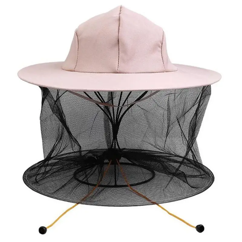 

Beekeeping Hat Foldable Mosquito Hat With HiddennNet Outdoor Sunscreen Fishing Cap Camping Bug Mesh Head Net Face Protector Hats