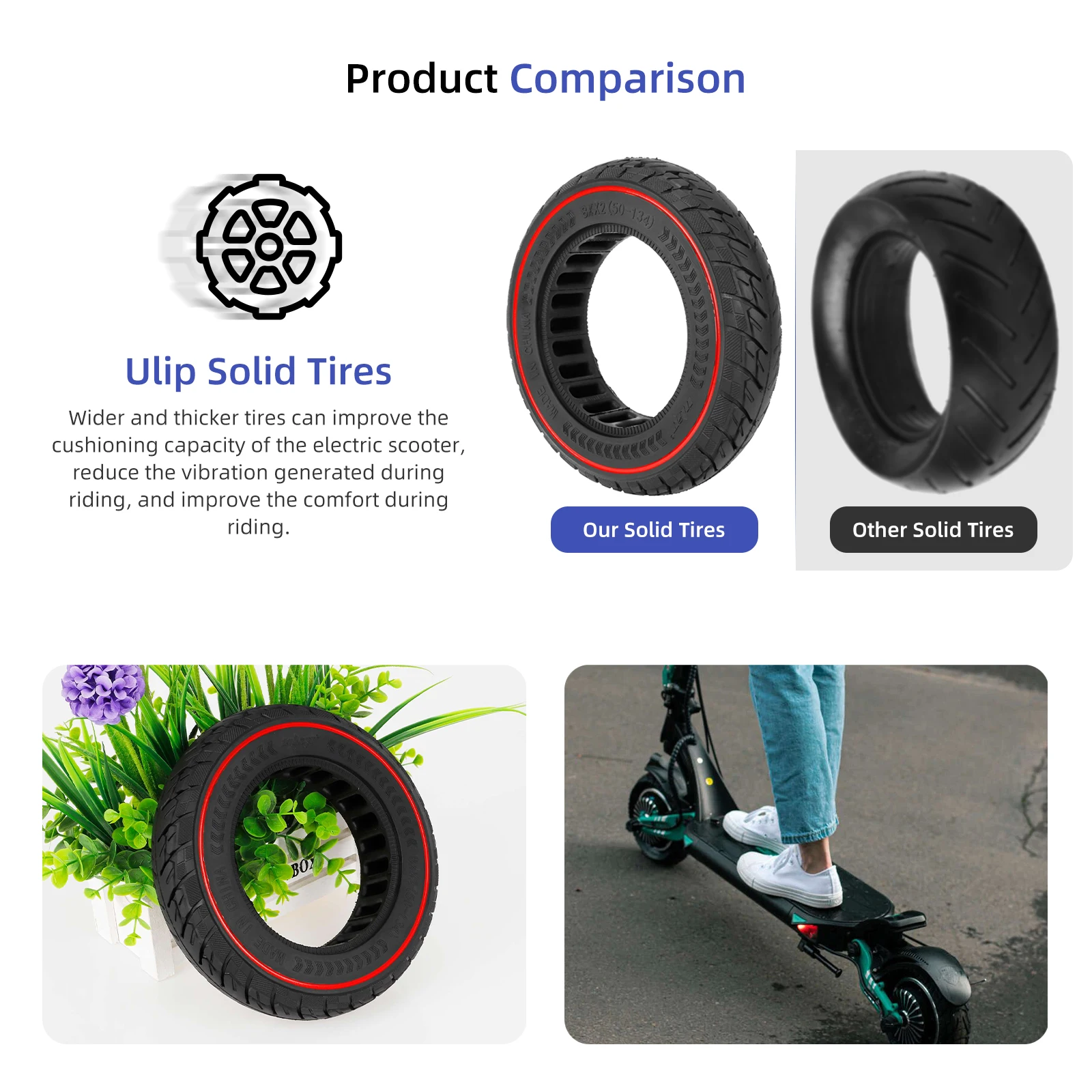 Amazon.co.jp: 電動スクータータイヤ 自転車タイヤ 12インチ 12 1-2x1 1-4 ハニカムソリッドタイヤ 滑り止め 耐摩耗 快適  衝撃吸収 防爆タイヤ ゴムタイヤ ワゴン 電気自動車タイヤ : 車＆バイク TOPINCN 12インチスクータータイヤ耐久性のあるゴム製高性能タイヤ振動 吸収 ... 自転車タイヤ、12インチハニカムソリッドタイヤ、滑り止め、耐摩耗性、快適な衝撃吸収、防爆タイヤゴムタイヤワゴンスクータータイヤ