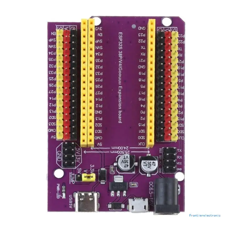 

ESP32 38P Development Board with TypeC CP2102 Support WiFi+Bluetooth Dual-Core and 38-Pin Expansion Board DropShipping