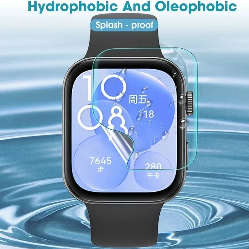 Hydrogel Film Screen Protector for Smartwatch - HD Soft Anti-Scratch Protection (1-10 Pack)