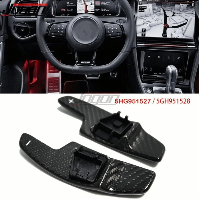 Carbon Interior Shift Paddle Shifter For VW Golf 8 MK8 GTI R Line 2021 2022  2023