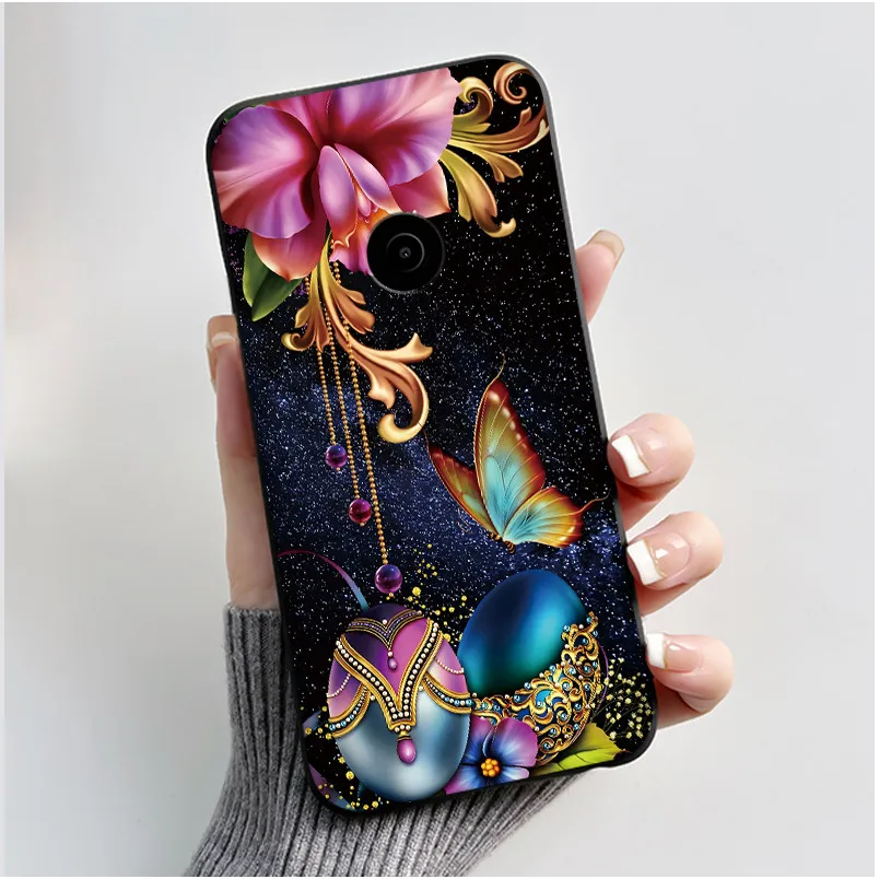Aesthetic Cute Cat Cartoon Black Silicone Phone Case - Shockproof Protective Bumper