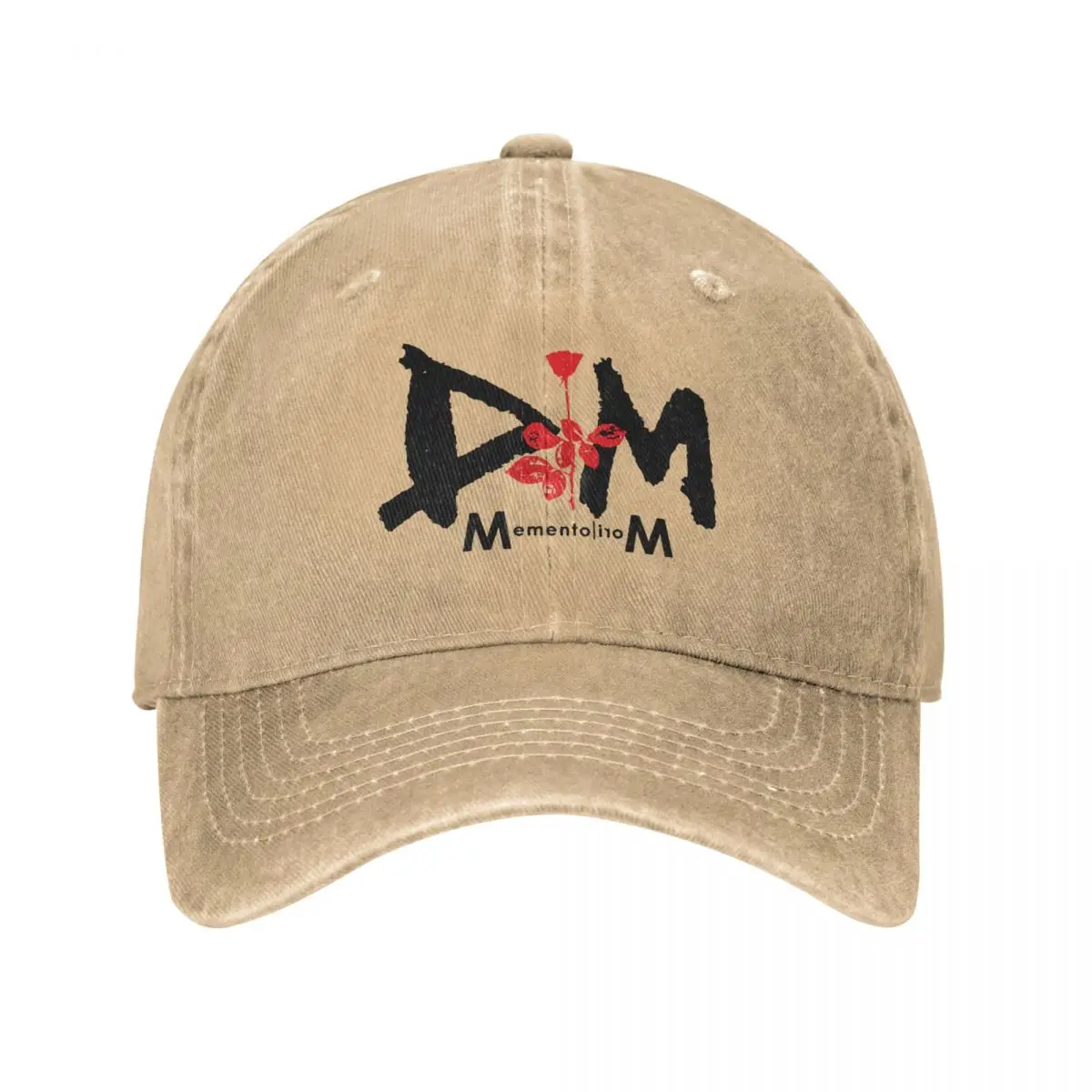 Dm Memento Mori Mode Depeche Cool Mode Berretti Da Baseball Stile Unisex Musica Berretti In Denim Invecchiato Cappello Vintage Outdoor Fit Sun Cap