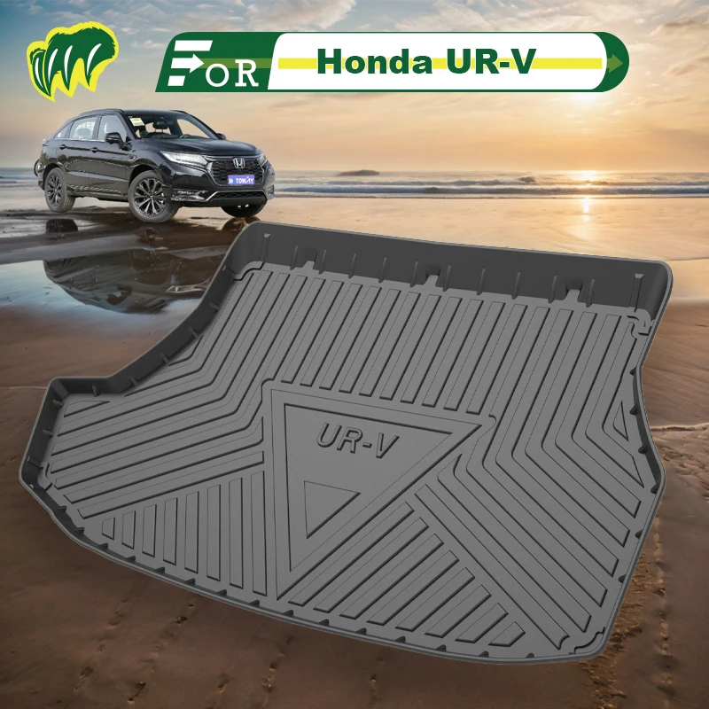 

For Honda UR-V 18 19 20 21 2022 2017-2023 Custom Fit Car Trunk Mat All Season Cargo Mat 3D Shaped Laser Measured Trunk Liners