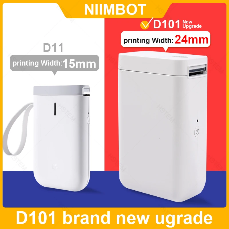 Принтер Niimbot D101 D11 D110 Plus для термопечати этикеток мини портативный карманный