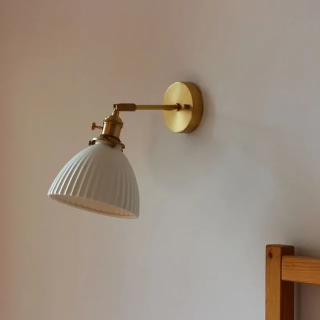 일본식 레트로 침대 옆 벽 램프