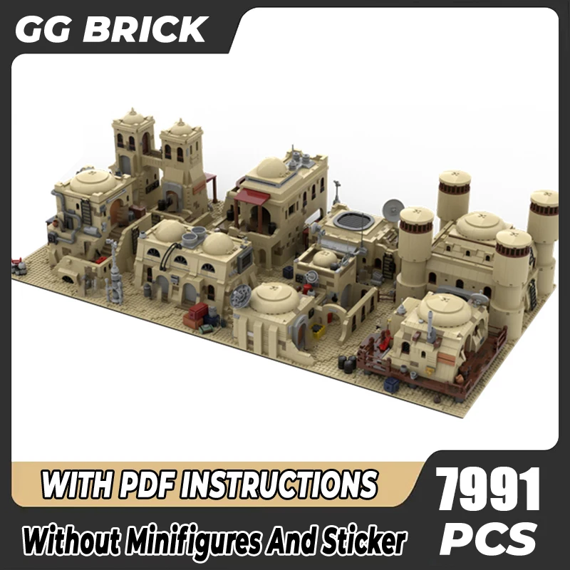 

Star Movie Moc Building Bricks Desert Base Home Kits Model Technology Block Movie Scenes Toy DIY Assembly Holiday Gifts