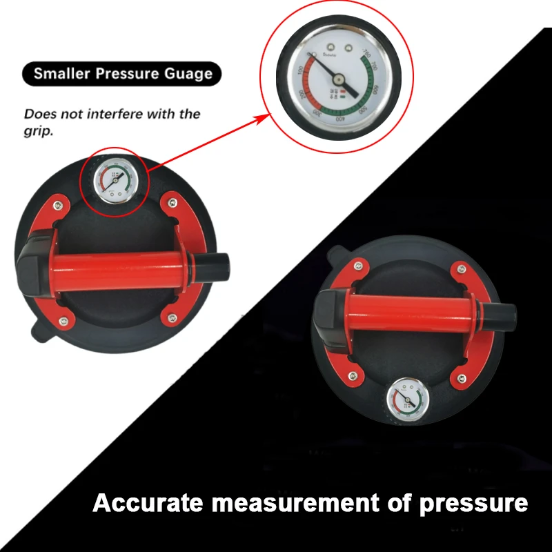 Vacuum Suction Cup 160/220/250kg Carrying capacity with Copper Handle Heavy Duty Lifter for Granite Tile Glass Manual Lifting