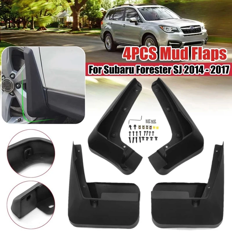 

4 шт., брызговики для Subaru Forester SJ 2014 2015 2016 2017