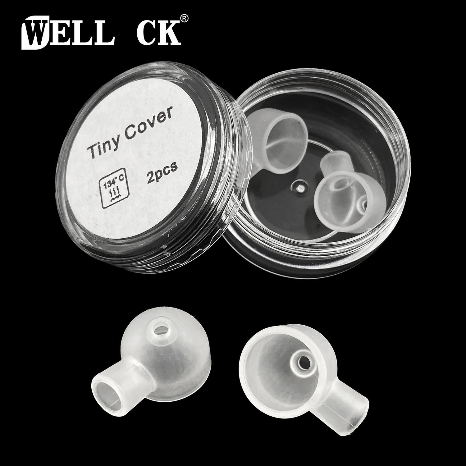 2 Pz/Scatola Wellck Dental Tiny Cover Per Ossido Di Alluminio Air Abrasione Micro Blaster Sandblaster Polvere Antipolvere Cap 134 ℃ Autoclave