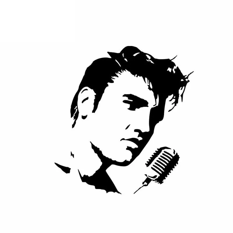 

JP Personalized Car Decal decoration for motorcycle fashion Elvis accessories creative Waterproof PVC sticker 15 * 14cm