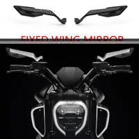 2025 Diavel V4 Accessories Mirror For Ducati DIAVEL V4 Motorcycle Rearview Mirror New Aluminum Rotable Small Wing Rearview Mirro 1