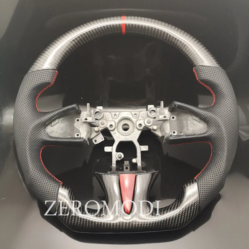 

Real Carbon Fiber/Perforated Leather Steering Wheel For Infiniti Q50 Q50L