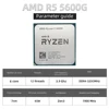 New AMD Ryzen 5 5600G R5 5600G 3.9GHz Six-Core Twelve-Thread 65W CPU Processor L3=16M 100-000000252 Socket AM4 new but no fan