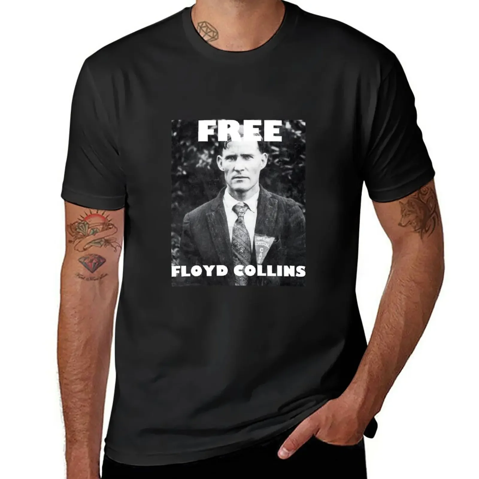 

Футболка FREE FLOYD Коллинз, Спортивные фанаты, индивидуальный дизайн, Ваш летний топ, Мужская хлопковая футболка
