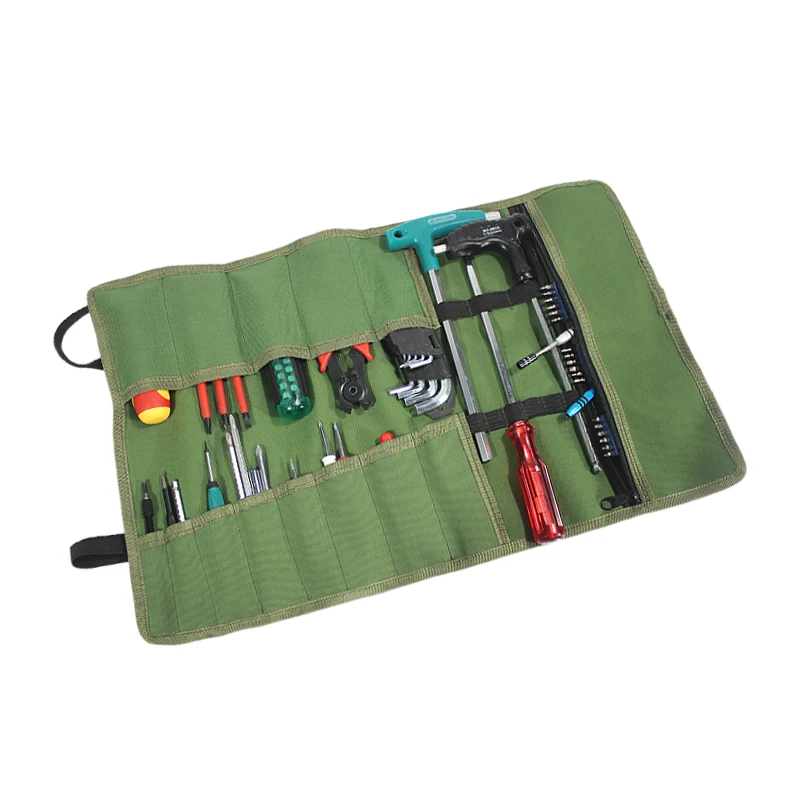 Thick Canvas Pouch Toolbag Storage Organizer Instrument Bags Portable