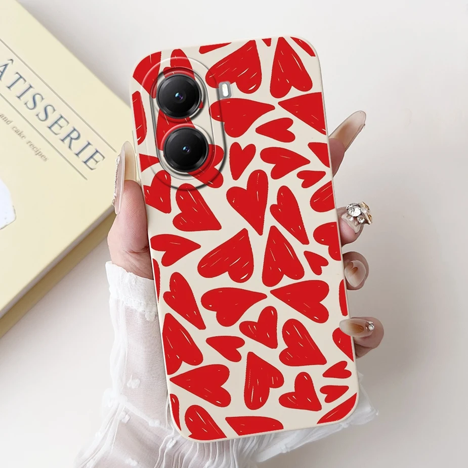 Cute Cat Grid Pattern Soft Silicone Phone Case Cover