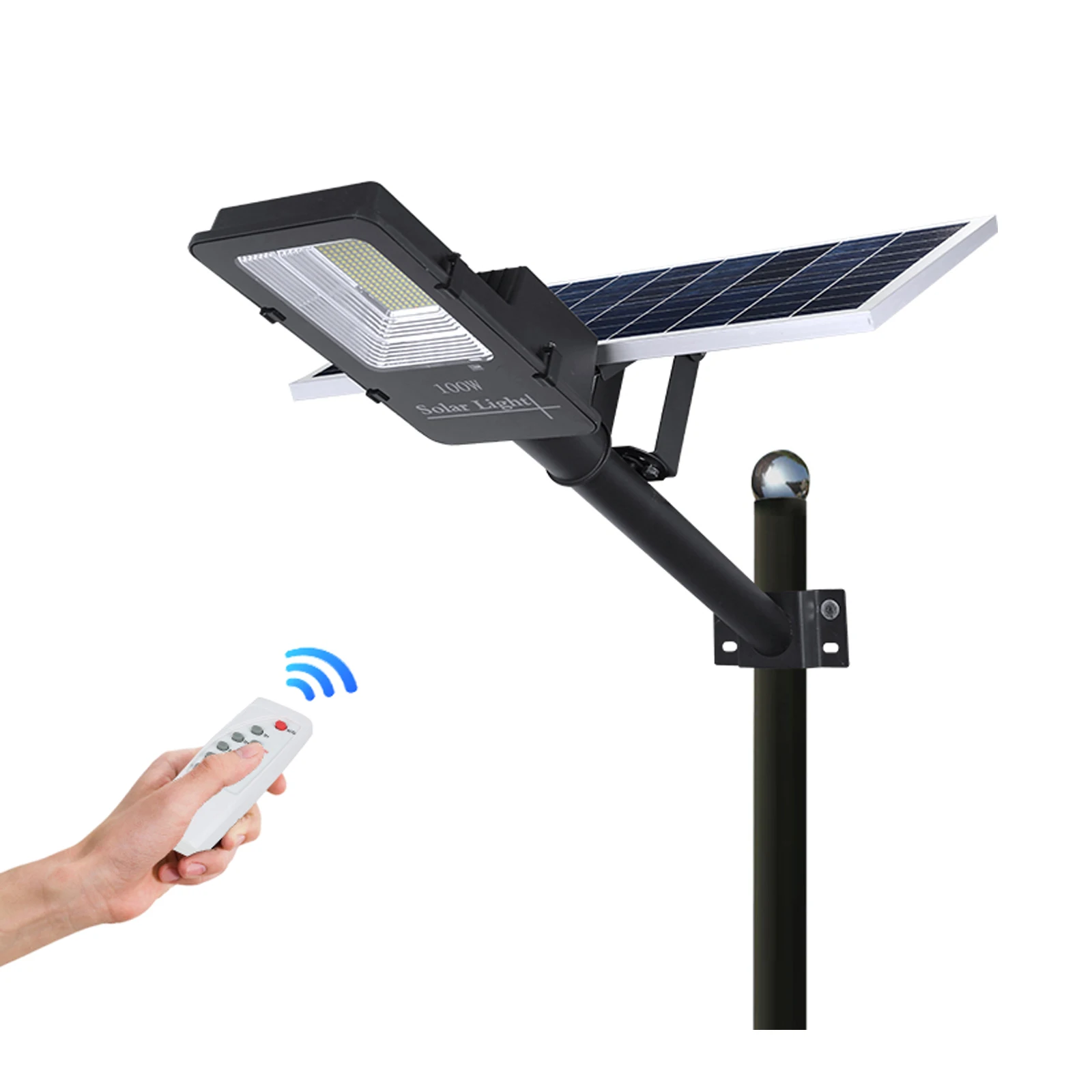 Prezzo Nuovo Outdoor Ip67 Split Solar Power Induction Led Street Light Remote Alluminio 60W 100W 150W 200W 300W Lampada